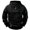 #02 Black, variant on Men's Quarter Zip Hooded Pullover, Multi-Pocket Long Sleeve Hoodie, Activewear Solid Sweatshirt for Casual Work, Blue S