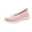 O9-Pink, variant on XDDLITP Women’s Breathable Walking Shoes-Slip On Mesh Knitted Flats Soft Gym Sneakers Flexible Lightweight Casual Easy Shoes,Black 40(US-7.5)