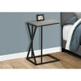 thumbnail image 4 of Accent Table C-shaped End Side Snack Living Room Bedroom Metal Grey, 4 of 11