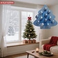 thumbnail image 2 of Stylish Metal Hanging Christmas Tree Wind Spinner - Blue & Silver Ornaments Design for Festive Yard & Garden Decor, 2 of 7