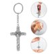 thumbnail image 1 of unbranded Llavero De Cruz De Metal Plateado Para Colgar Llaves Decorativo Y Resistente Para Bolsos Y Mochilas, 1 of 6