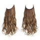 thumbnail image 1 of Nvzi Extensión de cabello invisible con hilo de pescar, fibra sintética larga ondulada y rizada, extensión de cabello ajustable estilo diadema, 22 pulgadas, 1 pieza, estilo B, 1 of 5