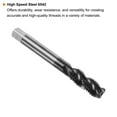 thumbnail image 4 of Spiral Flute Drill Tap M10 x 1.5 High Speed Steel 6542 Metric Screw Taps,Black, 4 of 5