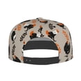 thumbnail image 4 of Daiia Funny Chicken print Flat Bill Hats Flat Brim Trucker Cap Baseball Cap Adjustable Classic Low Profile Hat Unconstructed Plain Cap, 4 of 9