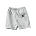 thumbnail image 2 of YUSIM Toddler Boys Play Shorts- Cute Print Elastic Waist Cotton Casual Kids Suumer Shorts Gray Size 6 T, 2 of 5