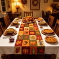 thumbnail image 4 of Yhmxh Maple Leaves Fall Table Runner, Linen Autumn Thanksgiving Decor Table Runner, Seasonal Farmhouse Table Dresser Scarf for Dining Table, Harvest Holiday, Thanksgiving & Farm Rustic Home Decor, 4 of 6