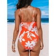 thumbnail image 2 of Women's One Piece Swimsuit Tummy Control V Neck Bathing Suits, 2 of 6