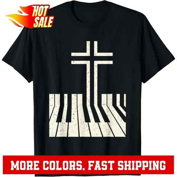 Christian Piano Player Piano Teacher Keyboard Cool Unisex T-Shirt