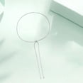 thumbnail image 4 of 3 Gargantillas De Cadena Con Nudos, Collares Con Colgantes Elegantes Para Niñas, Plata Hermosa, 4 of 7