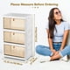 thumbnail image 2 of paquetes de gabinetes de almacenamiento con tapas, caja de almacenamiento plegable con ruedas, contenedores organizadores de armario, contenedores de almacenamiento apilables giratorios modernos, 2 of 5