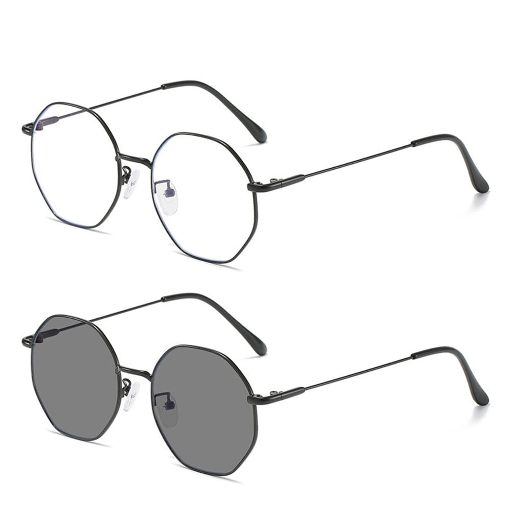 Photosensitive Smart ColorChanging Glasses Anti Glare Anti UV Rays Eyeglasses with Color Change