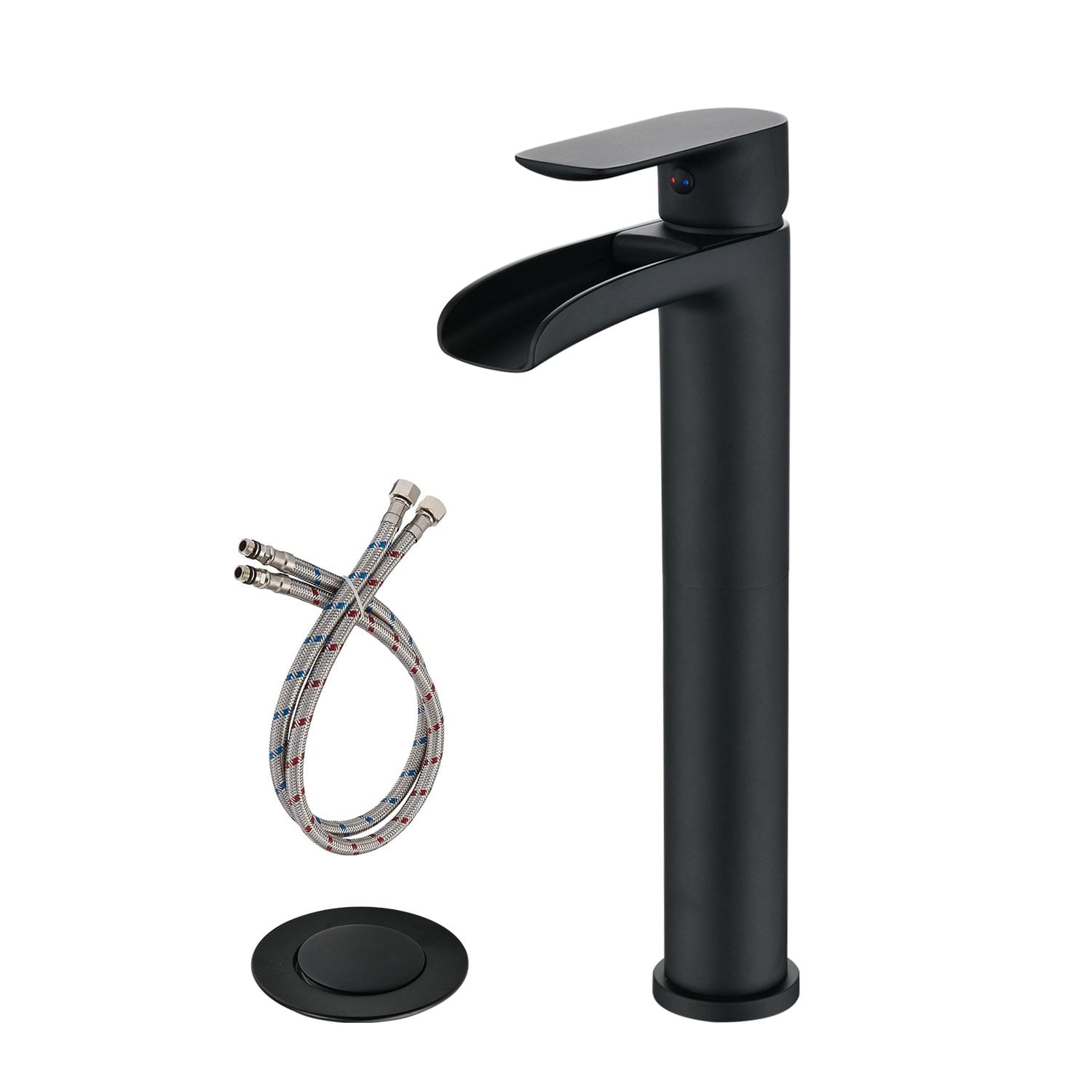 PROOX Single Hole Handle Bathroom Vesseel Sink Faucet with Drain Assembly