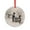 Pattern-2, variant on White Cranes Flying in The Sky Glass Christmas Ornament Bird Heron Crystal Ornament 2025 Xmas Tree Decorations