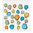 thumbnail image 3 of Ambesonne Shell Shower Curtain, Scallop, 69"Wx70"L, Multicolor, 3 of 3
