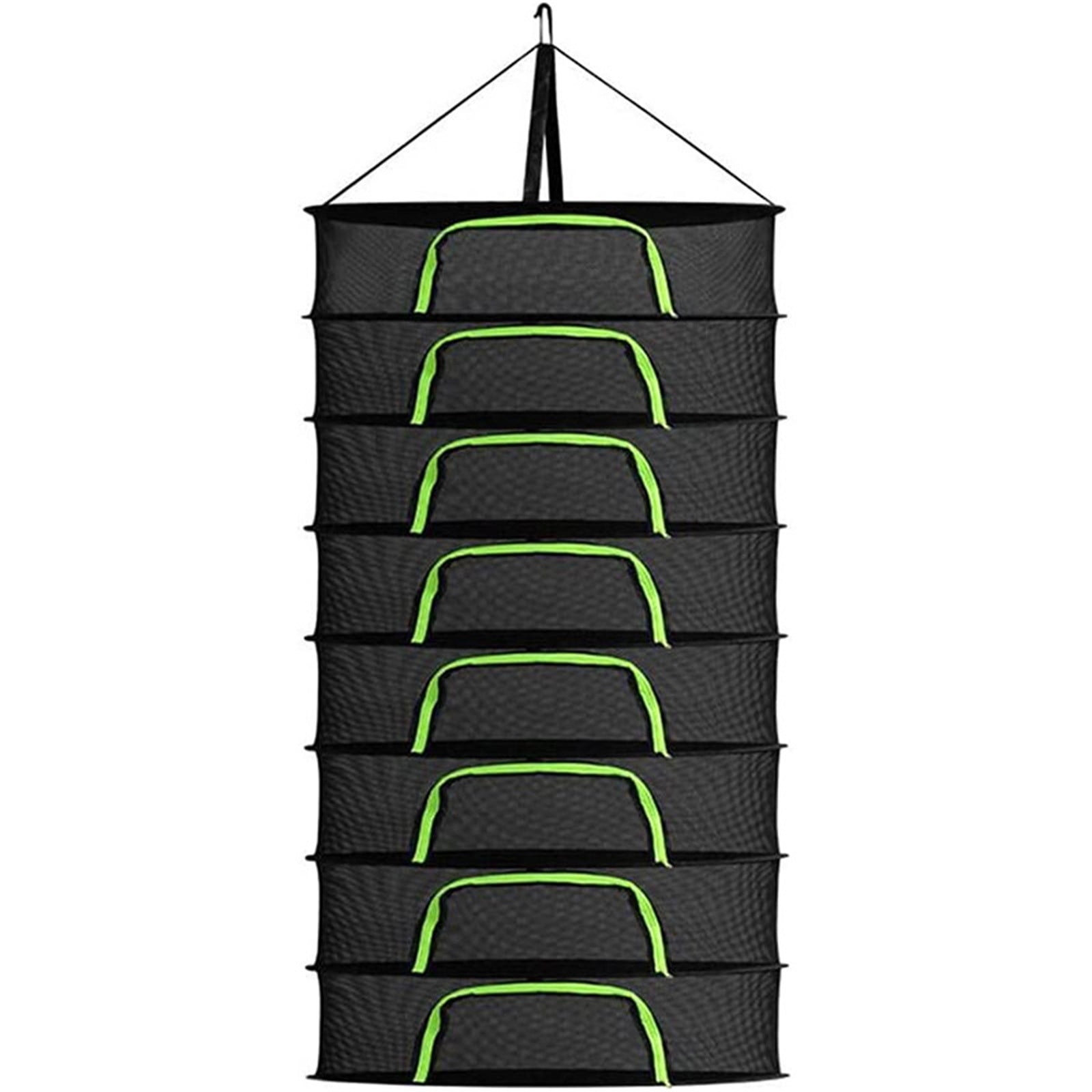 Wovilon Herb Drying Rack Hanging Mesh Net Dryer Collapsible With U