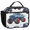 Black, variant on Jiaoprinted Insulated Lunch Box for Adults, Mexican Talavera Ceramic Tile Reusable Cooler Lunch Tote with Detachable Handle, Mexico Leakproof Lunch Bag