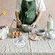 thumbnail image 2 of Stainless Steel Drain Basket Rice Sieve Fruit and Vegetable Basket Multi-purpose Drain Basket for Home Kitchen (Silver, Outer Diameter 16.5cm), 2 of 2