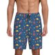 thumbnail image 1 of Fotbe Cosmos Rockets Pantalones Cortos de Pijama para Hombre, Ropa de Dormir, Pantalones de Pijama Cortos para Hombre-Medium, 1 of 6