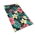 thumbnail image 2 of Disketp Green Tropical Leaves Print Bathroom Towels,Cotton Towel,Soft Towels For Kitchen And Bath, 2 of 9