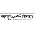 thumbnail image 2 of Farmhouse Décor Farm Sweet Farm Wall Decals Home Quote 36x7 Black, 2 of 3