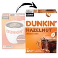 thumbnail image 4 of Dunkin’ Hazelnut Artificially Flavored Coffee, Keurig K Cup Pods, 22 Count Box, 4 of 14