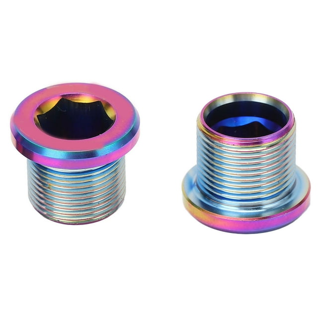 Bike Crank Screw, High Strength Rust Proof Crankset Arm Screw Metal For Road Bikes Colorful
