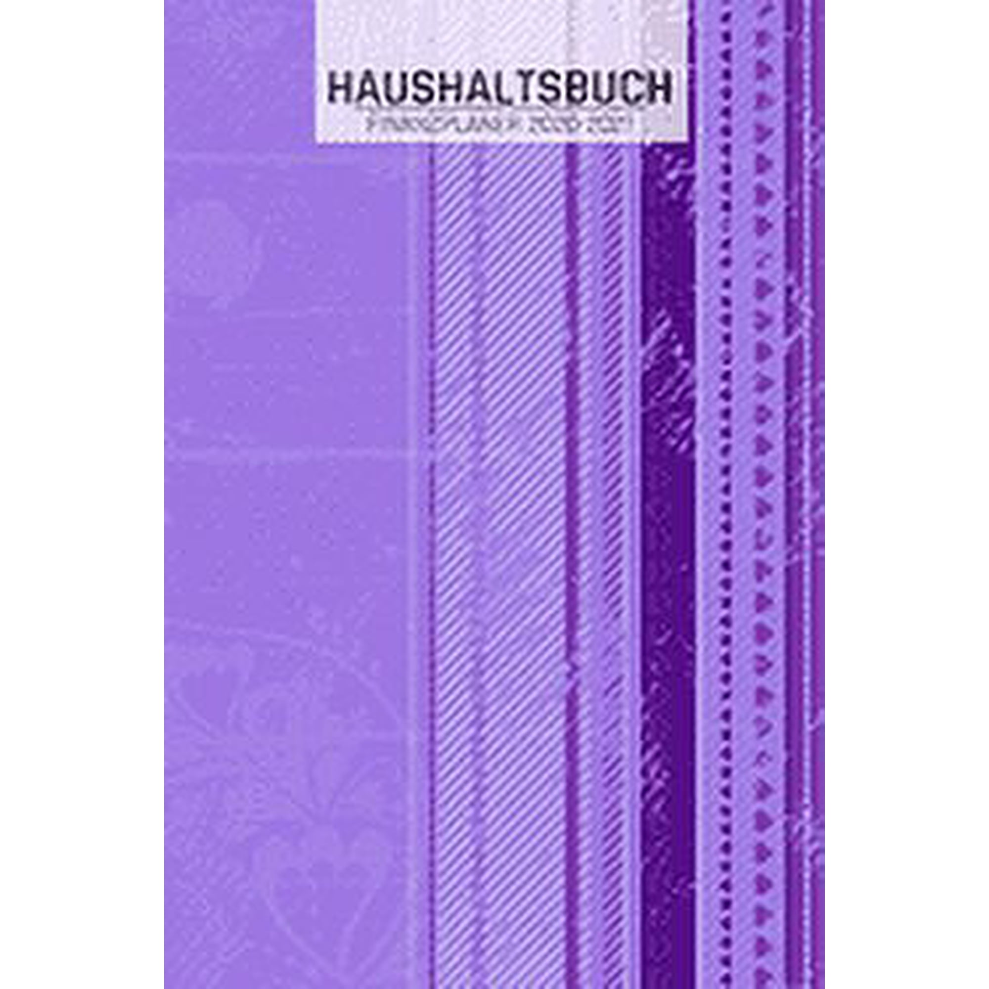 Haushaltsbuch 2020-2021: Lila Stoff Motiv mit &Uuml;bersicht von Einnahmen I Ausgaben I F&auml;lligkeiten I Wochenplaner I Variable und Fixe Kosten I 120 Seiten I matt (Paperback)