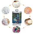 thumbnail image 6 of Yayeee 2 Pack Qtip Holder Bathroom Cotton Swab Canister with Lid Clear Dispenser Set, Blue Tree, 6 of 6