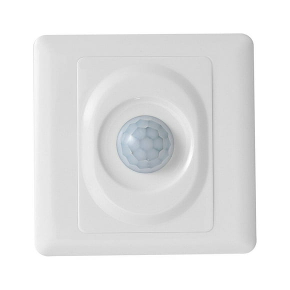 MasteelfCA AC 110-250V Light Switch Smart Auto On Off Delay Body Infrared Photoelectric Sensor Switch (White)