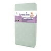 LA Baby Safari Dreams Crib & Toddler Mattress with Savannah Print Waterproof Cover, Sage