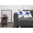 thumbnail image 3 of Ambesonne Nature Throw Pillow Cover 2 Pack, Earth Cornflower, 24", Navy Blue White, 3 of 7