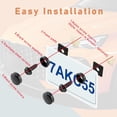 thumbnail image 3 of Yazoeia 4 Sets License Plate Screws Kits, Rust-Proof & Anti-Rattle & Anti Theft Stainless Steel Self Tapping Mounting Bolts for Auto Tag Frame Cover Holder, Universal for Car Truck SUV CJC912-114739, 3 of 6