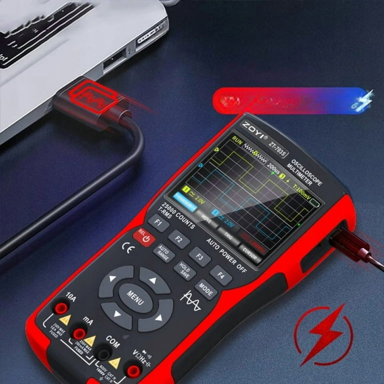 ZT703S Oscilloscope Multimeter High Precision Dual Channel 50MHZ