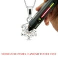 thumbnail image 7 of 1 Carat 6.5MM Round Cut Lab Created Moissanite Diamond Solitaire Pendant Necklace In 10K Solid White Gold Jewelry For Women With 18" Chain (G-H Color, VVS1 Clarity, 1 Cttw), 7 of 7