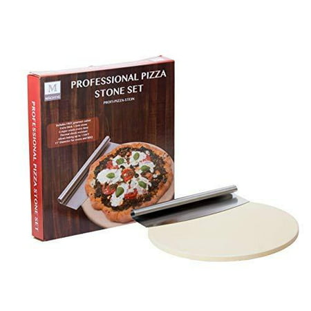 Mächtig Ove Extra Thick Best Pizza Set for Oven or Grill Certified Food Safe. Thermal Shock Resistant. 15’’ Circular Stone Comes with Free Gourmet (Best Paint For Pizza Oven)