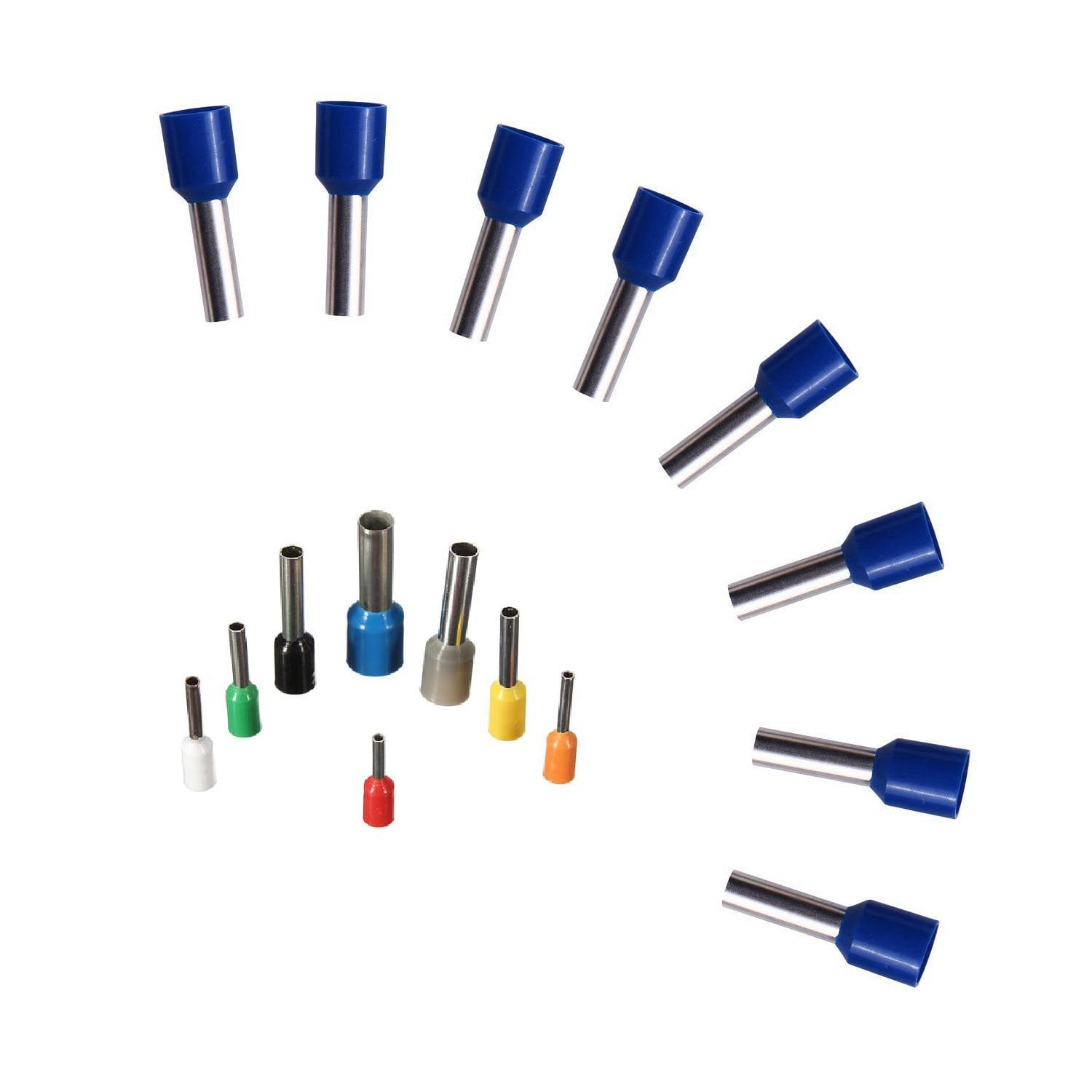 800 PCS Ferrules kit, Wire Crimp Connector, Insulated Cord Pin End Terminal AWG 22-10 Kit ,Great Assortment With Case