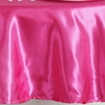 thumbnail image 3 of BalsaCircle 90" Fuchsia Round Satin Tablecloth Table Covers Reception Catering Table Linens, 3 of 5