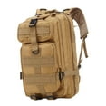 thumbnail image 3 of Mochila de senderismo resistente al desgaste, mochila de camping para deportes al aire libre, para hombres, de semana Caqui, 3 of 8