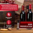 thumbnail image 3 of Bomba hermética para ahorrar vino con juego de 4 tapones de vacío. Conservador de vino y eliminador de aire con tapones selladores para esclusas de aire. Sistema de preservación, 3 of 5