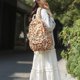 thumbnail image 5 of Mochila para Adolescentes multifunción Informal Diaria Mujer Gran Capacidad Floral con múltiples Bolsillos Pana Correa Ajustable, 5 of 9