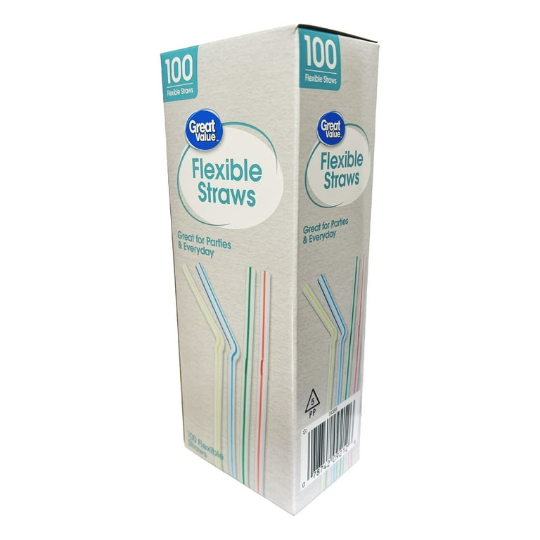 Everyday Living® Bendable Plastic Straws - Assorted, 100 pk - Kroger