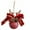 Red, variant on SCNOR Gold Metal Christmas Bell Ornaments - Xmas Tree Hanging Decor, Durable Holiday Home Festive Bells for Christmas Decorations & Small Gifts