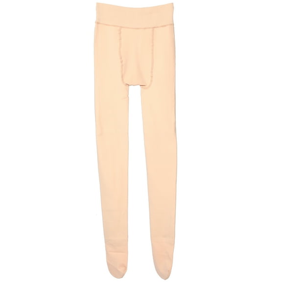 Houderco 1Pcs Beige Leggings for Women with High Waist and Non Restrictive Movement for Winter Wear