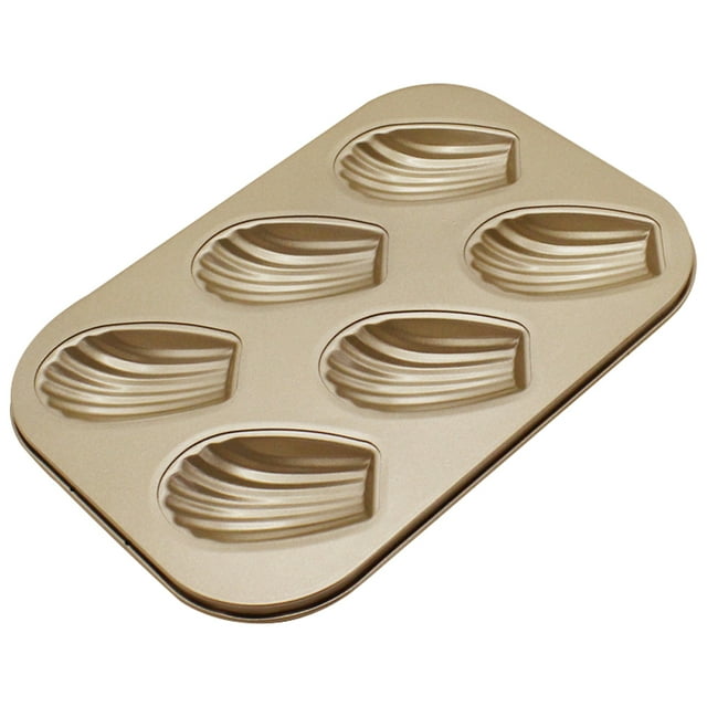 Olla antiadherente, bandeja para hornear pasteles de 6 cavidades Bandeja para hornear antiadherente de chocolate, para hornear herramientas para hornear