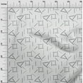 thumbnail image 2 of oneOone Georgette Viscose Fabric Line Geometric Printed Craft Fabric BTY 42 Inch Wide, 2 of 4