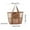 Brown, variant on Qiweii Mesh Beach Bag, Large Beach Tote with Zipper Pocket for Family Pool Bag for Toys & Vacation Essentials Outdoor Beach Bag