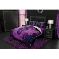 thumbnail image 2 of Whimsigoth Dragon Bed Cover, Duvet or Comforter, Pastel Goth Music Bedding Set,, 2 of 7