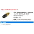 thumbnail image 2 of Water Temperature Sensor - Compatible with 1998 - 2001 Mazda B2500 1999 2000, 2 of 2