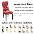 thumbnail image 2 of Eurhowing Christmas Chair Covers Set of 6, Stretchable Spandex Dining Chair Slipcovers, Washable Xmas Chair Protectors for Holiday Party, Kitchen, Restaurant Decor, 2 of 10