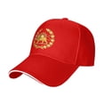 thumbnail image 3 of Lispipm Casual Cotton Baseball Cap for Men and Women Outdoor Adjustable Dad Hat for Hiking Sports Unisex Soft Trucker Caps Red, 3 of 6